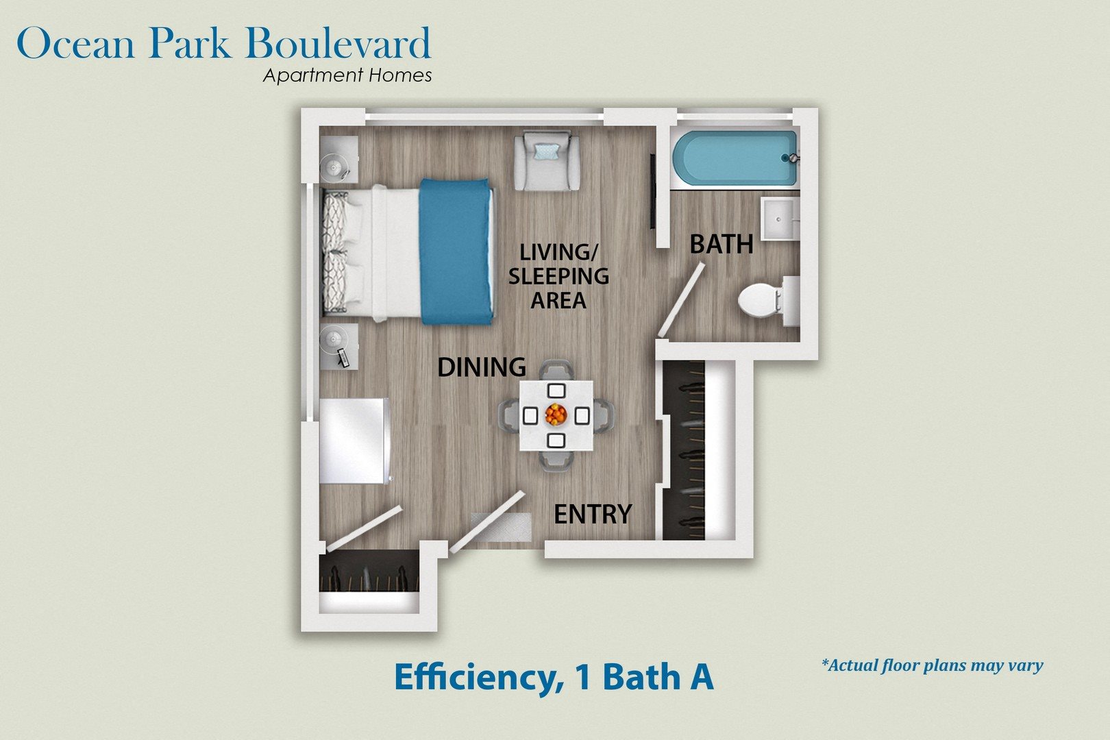 Floor Plans of Ocean Park Boulevard in Santa Monica, CA